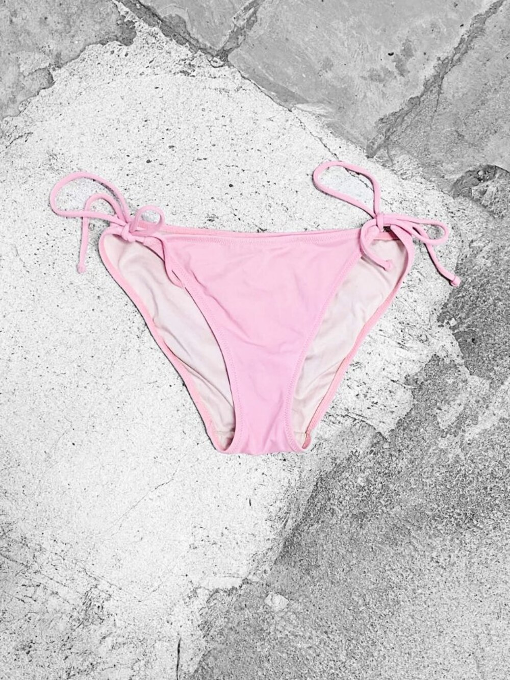00s 2010s Scene Mcbling Pink Victoria's Secret Swimsuit Bottoms Sz S